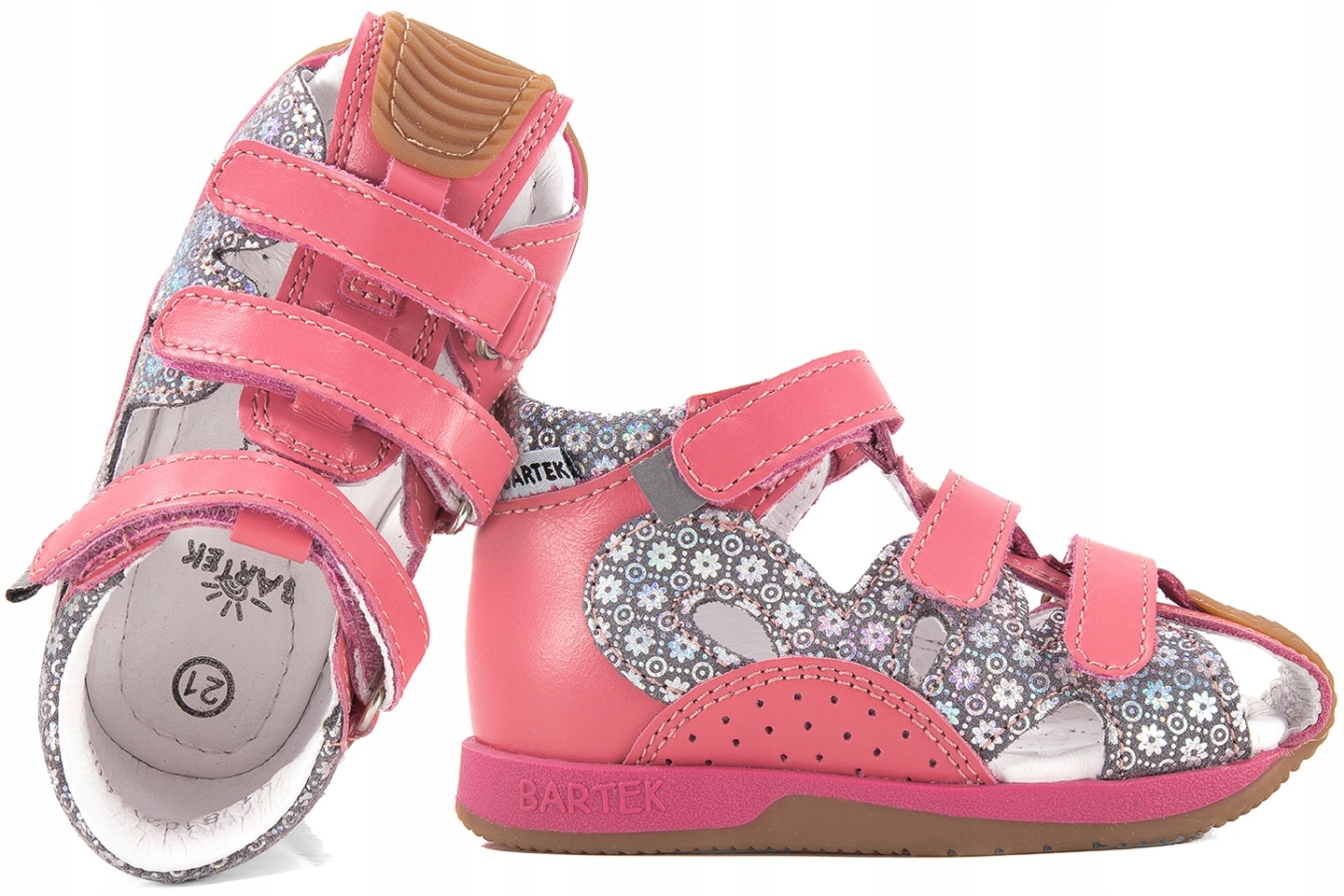 

Bartek 81021 Sandałki Profilaktyczne Sandały róż