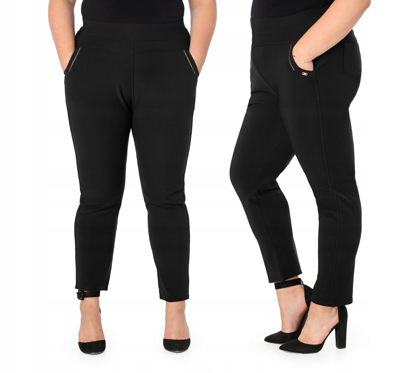 

Duże Spodnie Cygaretki 7/8 Damskie 801-2 11XL/12XL