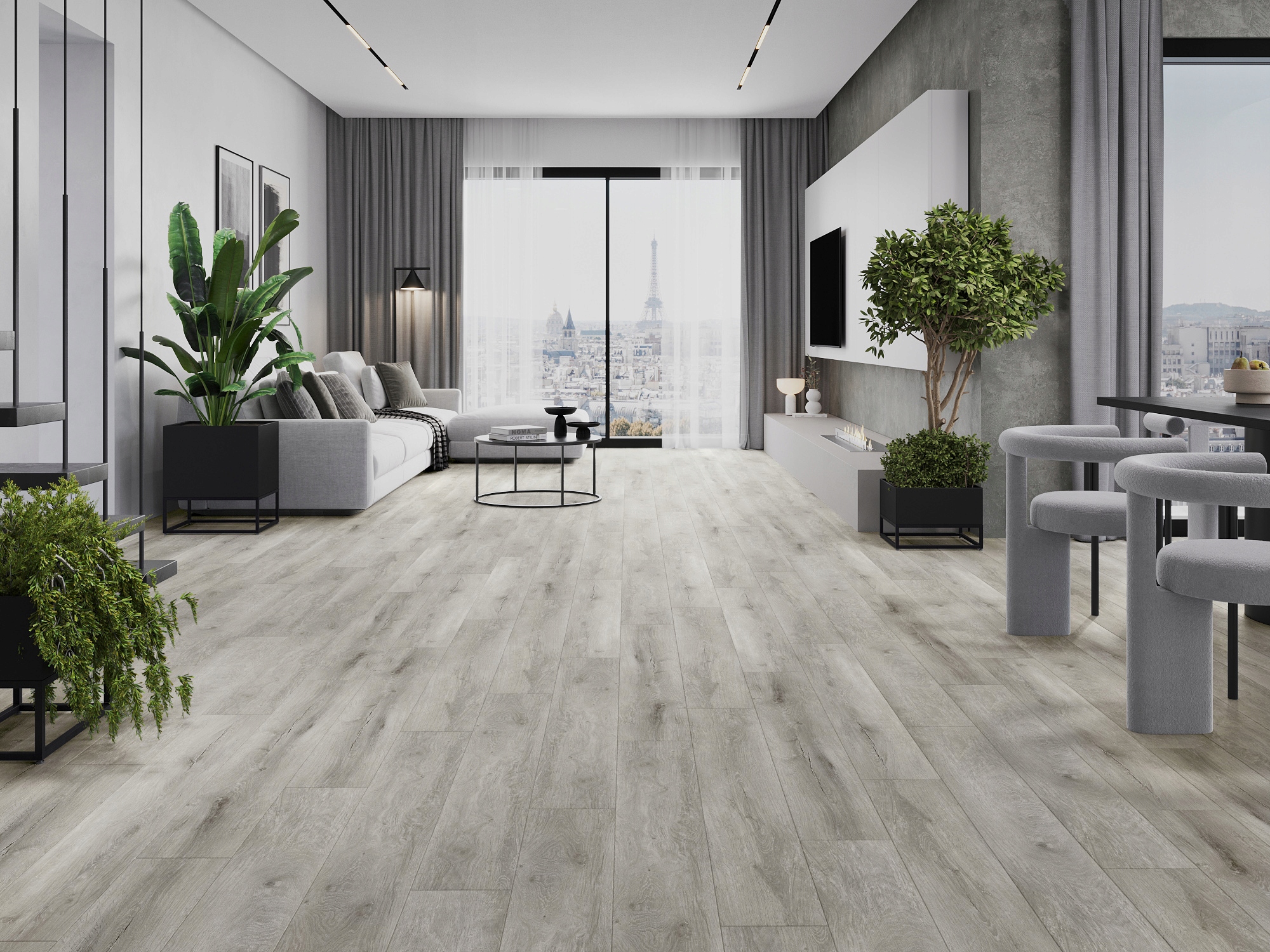 MEXEN BOONE PANELE WINYLOWE SPC 6,5 MM PODKŁAD IXPE 4 V-FUGA DĄB Jednostka sprzedaży paczka