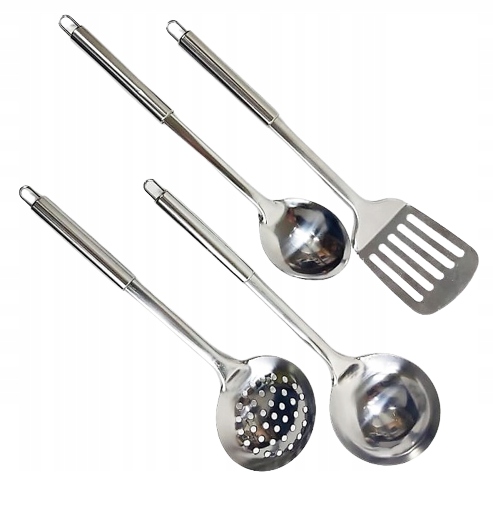 

Zestaw Przybory Kuchenne Chochla Łyżka Łopatka 4EL