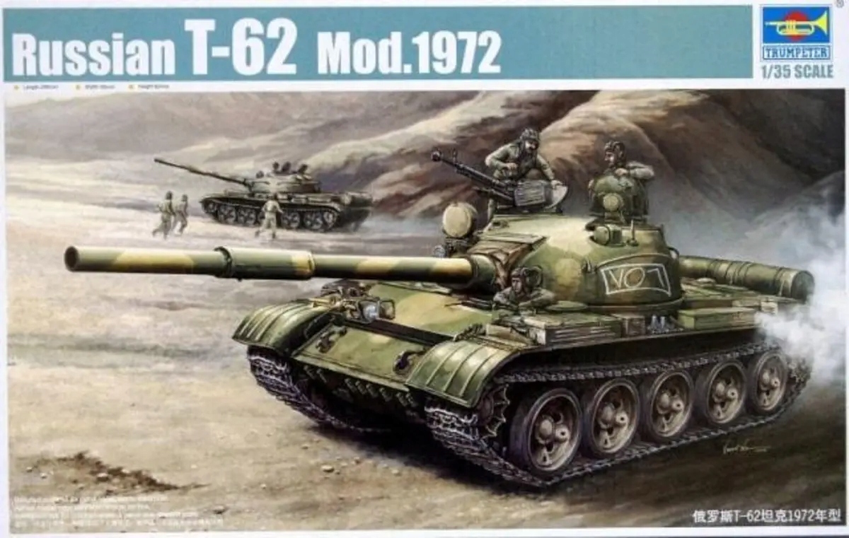 Trumpeter 00377 1/35 ruský T-62 Mod.1972