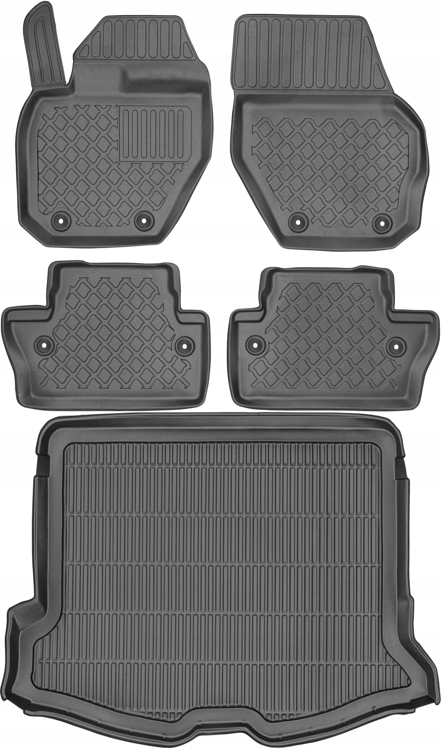 Volvo V60 Kombi od roku 2011 Sada Koberce rohož do batožinového priestoru