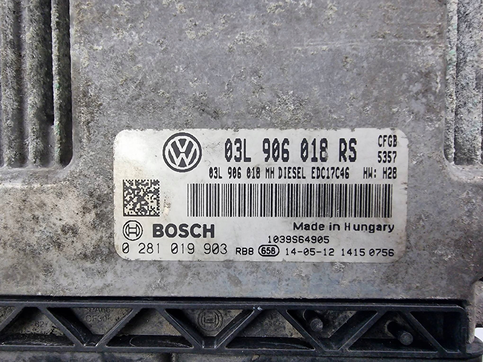 computer Motore ECU 03L906018RS SKODA SUPERB II