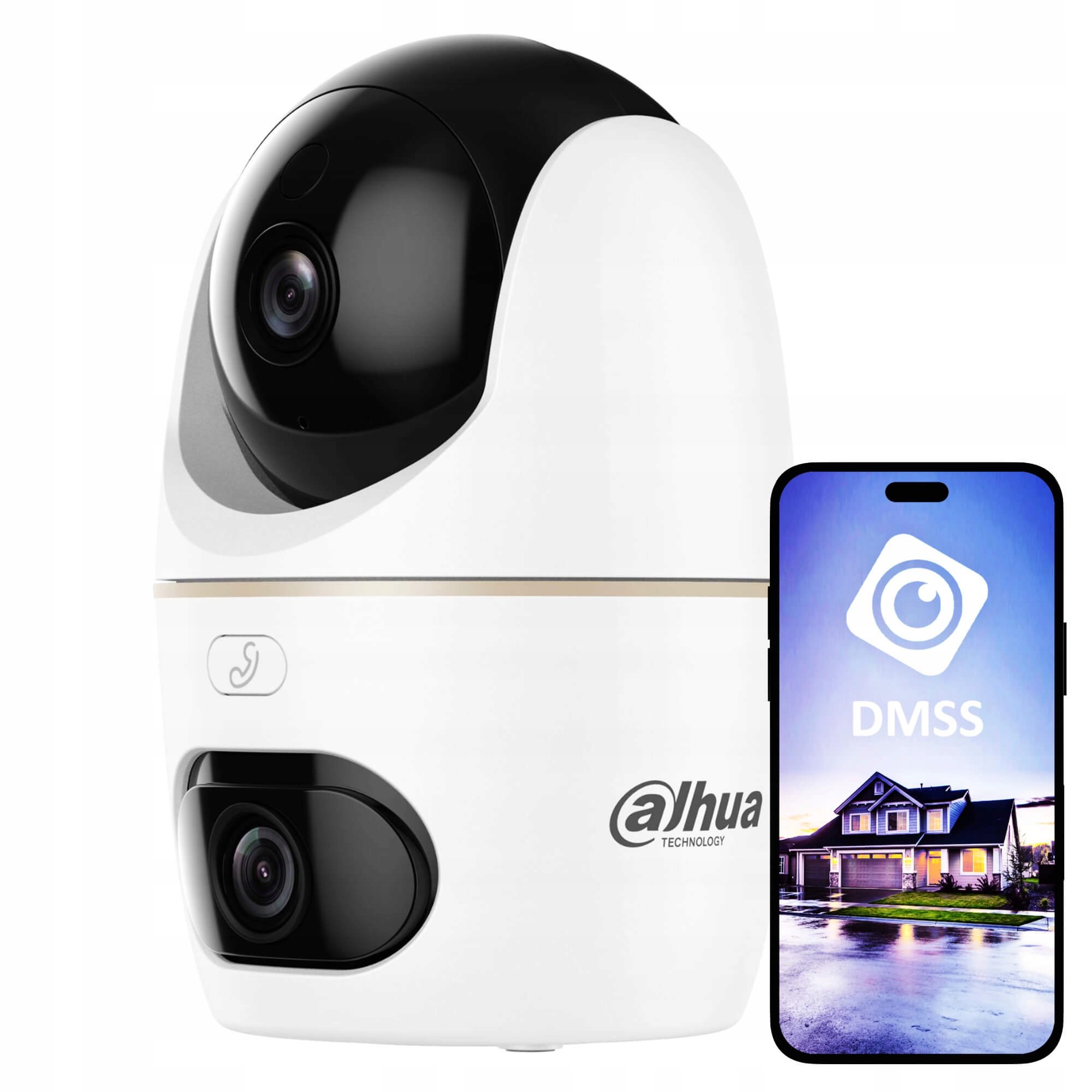 WiFi kamera Dahua Hero H5D-5F 5mp vnútorná otočná pestúnka