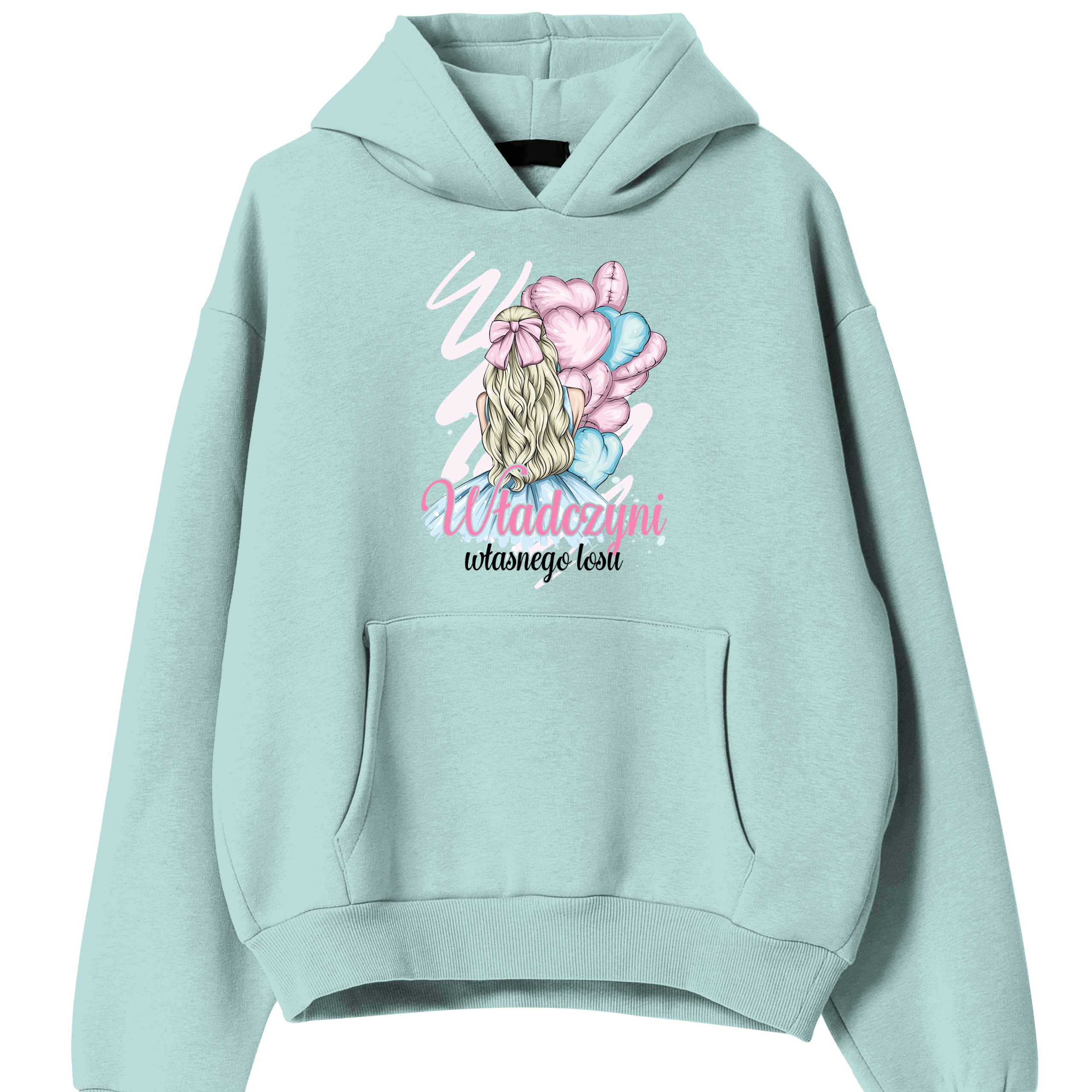 Mikina Mátová Kapuce Dárek pro ženu Panovnici Vlastního Osudu M