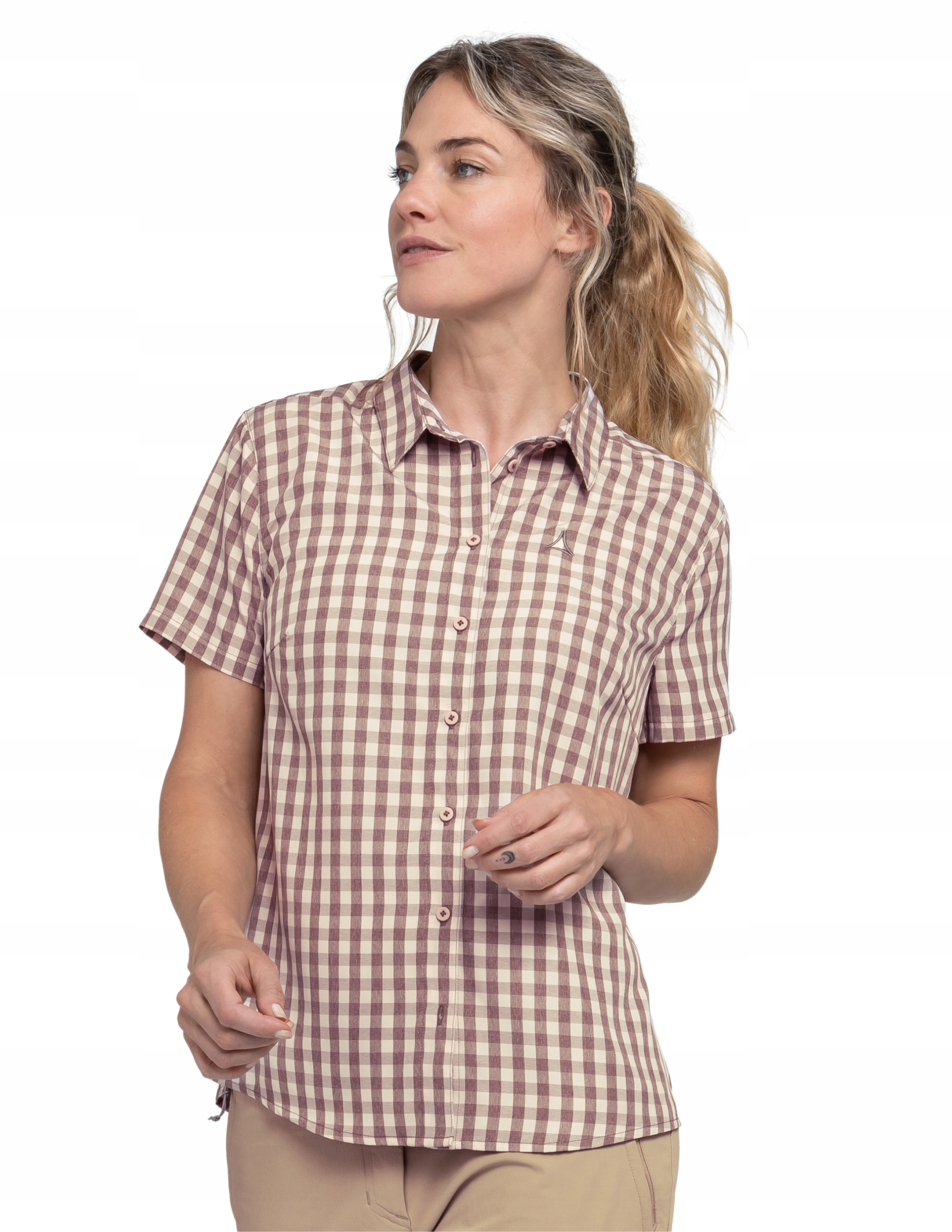 Dámská treková košile Schöffel Circ Dalfoss Hnědá 36