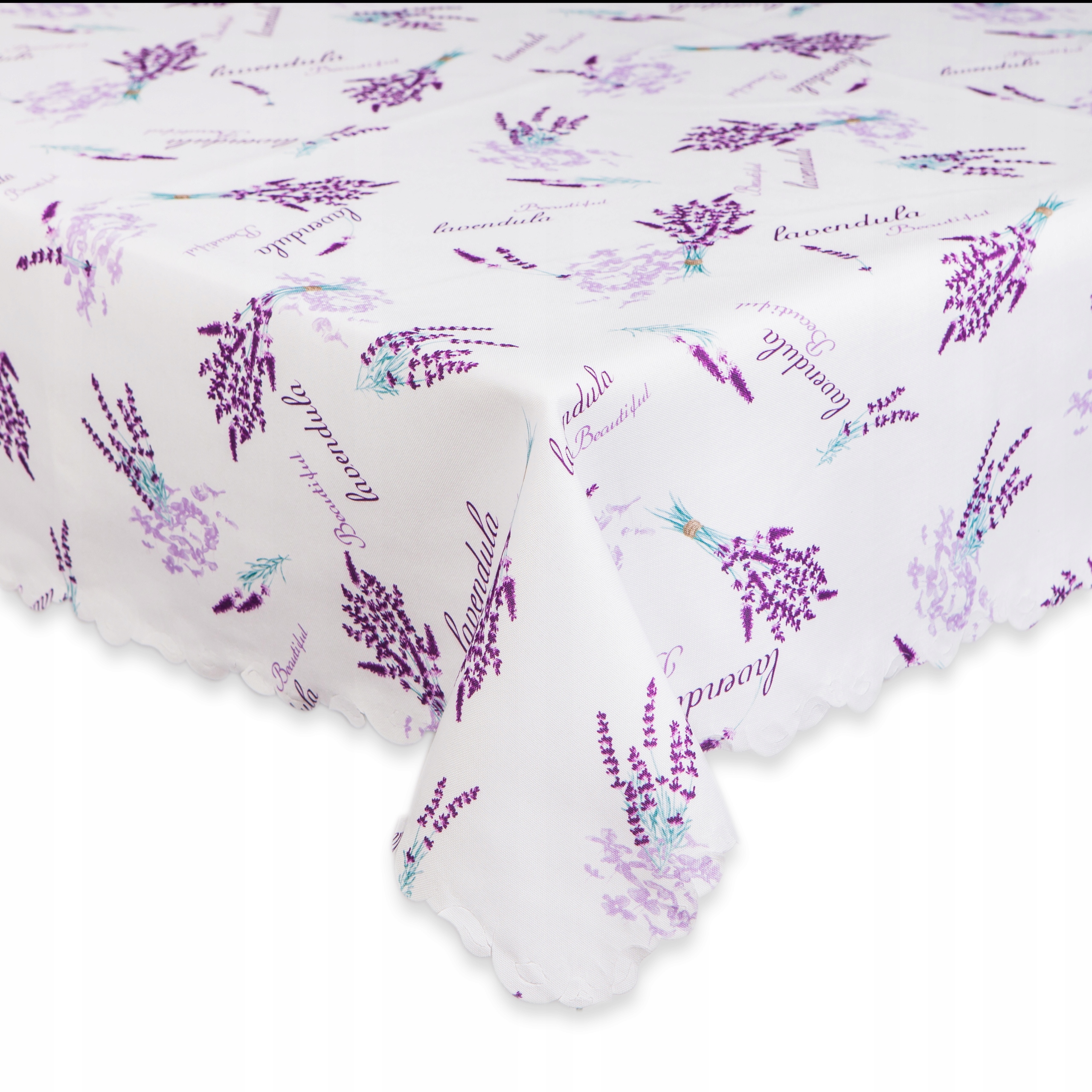 OBRUS 110x150 PLAMOODPORNY na stół do salonu ogrodu kuchni w kwiaty liście Marka piko-obrusy