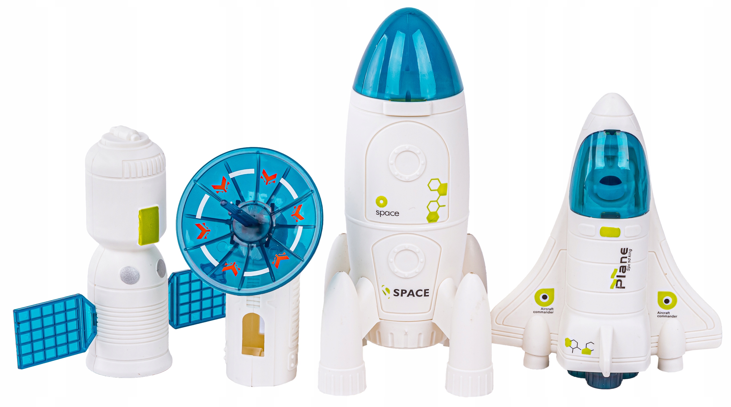 АВТОМОБІЛЬНА ГОНОЧНА ТРАСА КОСМІЧНА СТАНЦІЯ КОСМІЧНА РАКЕТА 332 предмети Матеріал: пластик