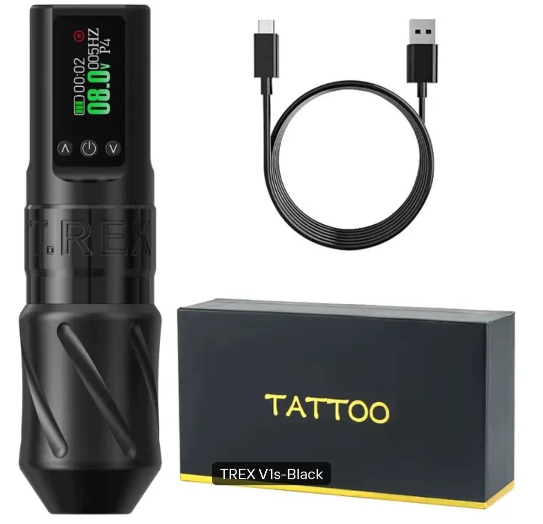 Bezdrátový Na Tetování Pro TREXV1S Black Tattoo