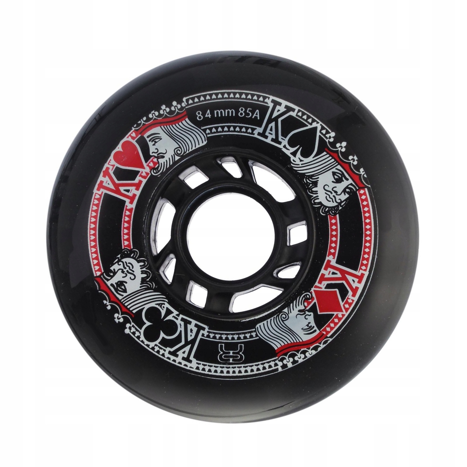 KOŁA FR SKATES STREET KINGS BLACK 84MM/85A FREERIDE FREESKATE URBAN SKATING