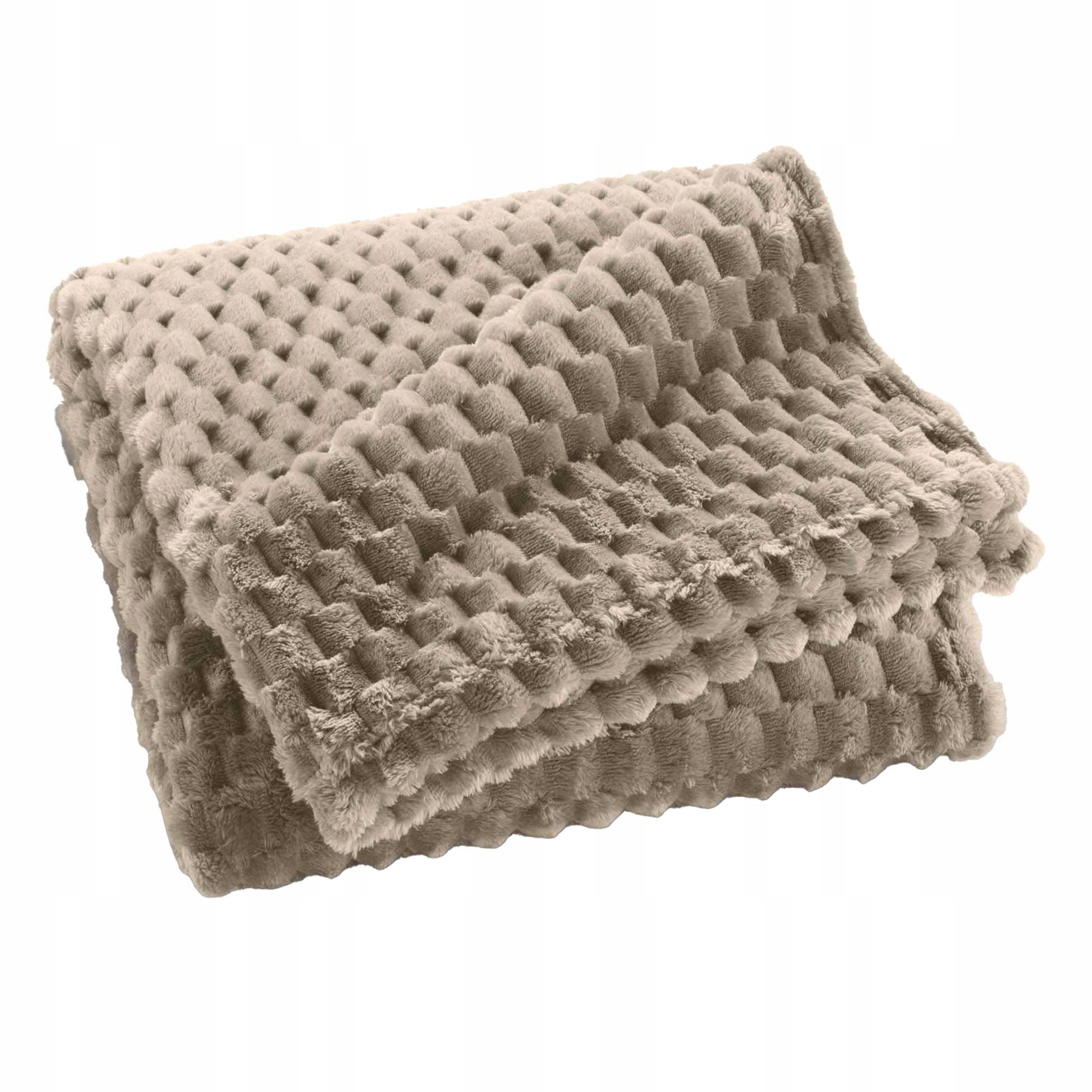 Flanelová Přikrývka Polyester 125 X 150 CM Béžová Taupe