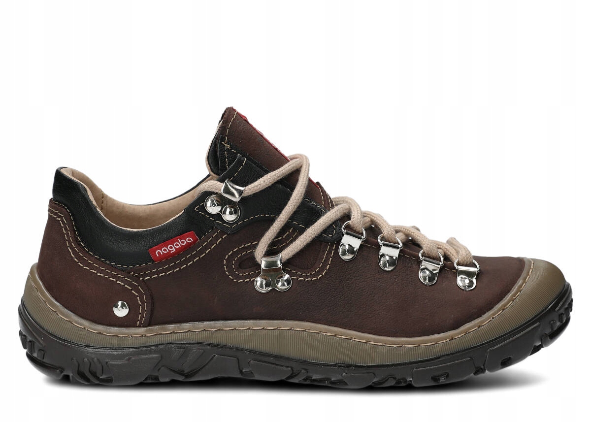 NAGABA 054 BRĄZ BARKA - PÓŁBUT TREKKINGOWY DAMSKI - ROZMIAR 38 Marka Nagaba