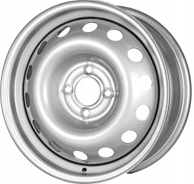 1x Oceľový Disk Alcar 15 4x100 ET42 Smart Fortwo III Forfour II Zadný
