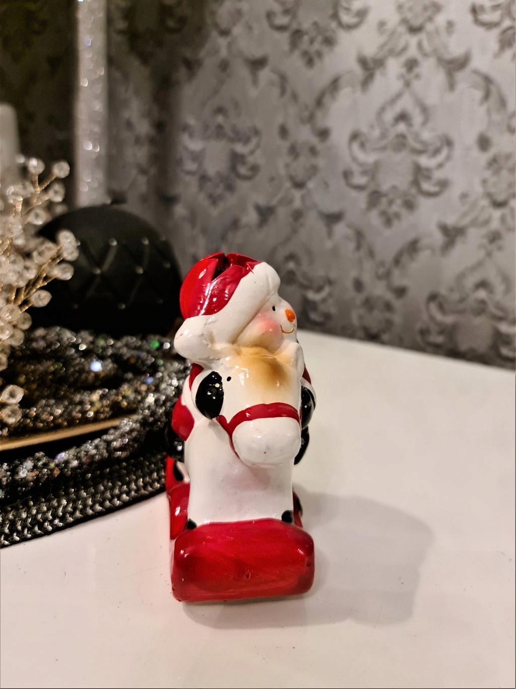 FIGURA ŚWIĄTECZNA - BAŁWANEK model III - led Szerokość produktu 5 cm