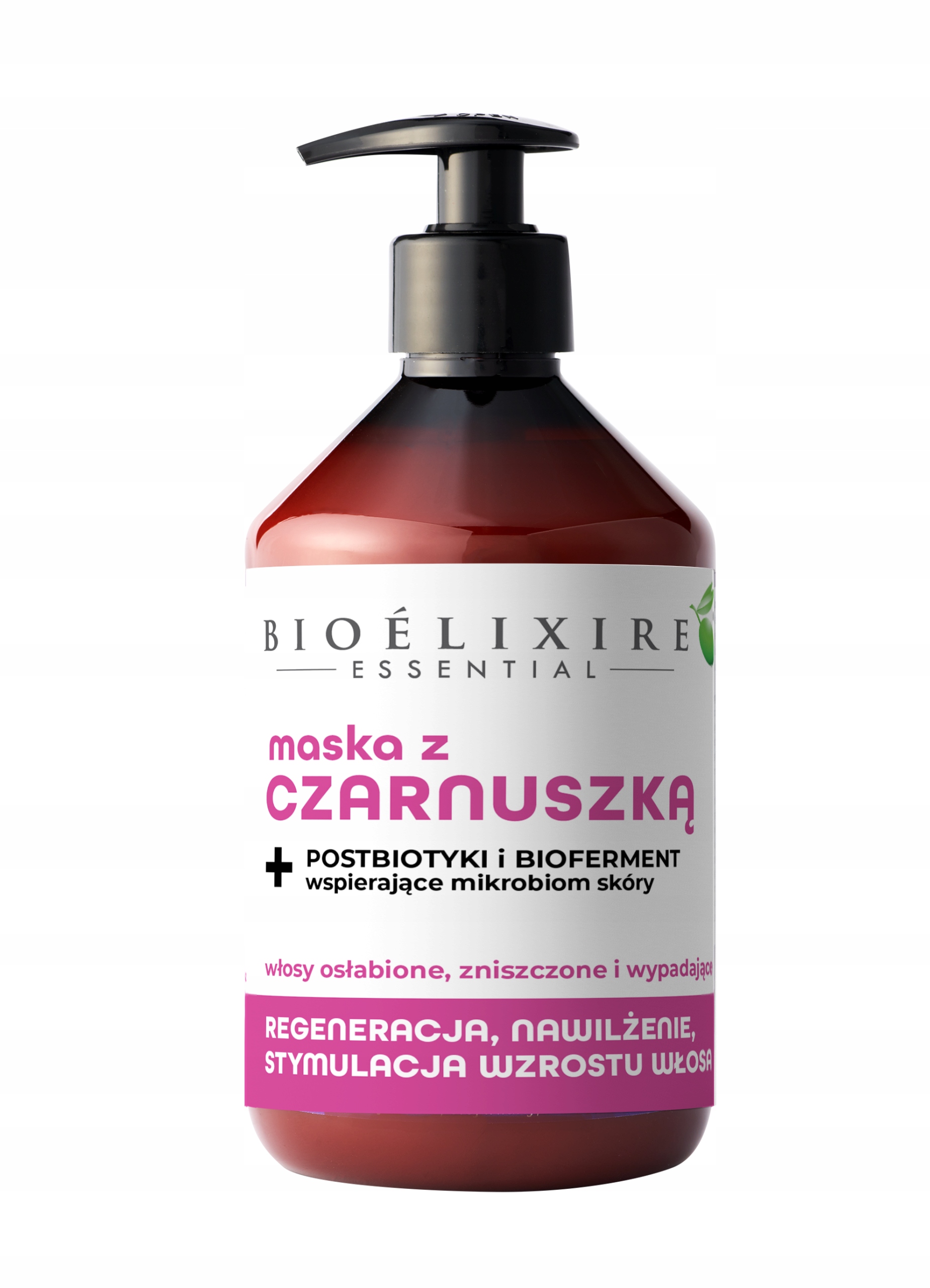 Bioelixire Czarnuszka Maska regenerująca 500ml wzbogacona biofermentem