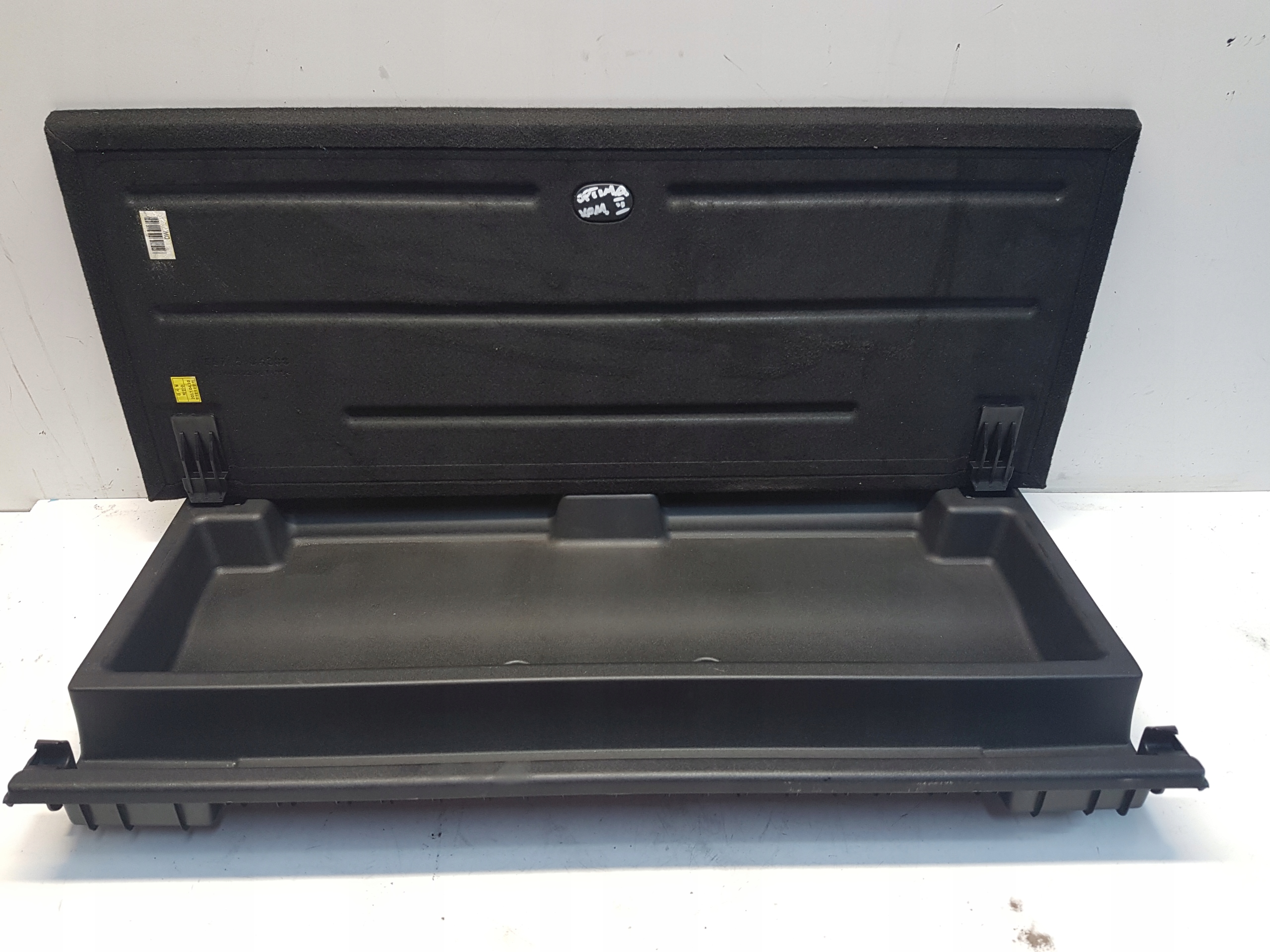 KIA OPTIMA IV passenger compartment sump boot carpet
