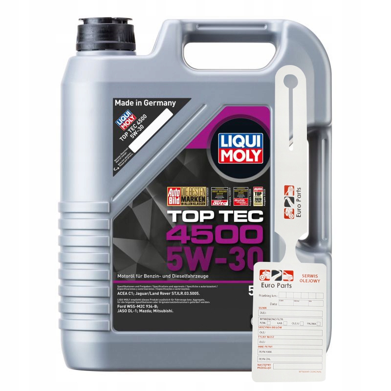 LIQUI MOLY OLEJ SILNIKOWY TOP TEC 4500 5W-30 5L