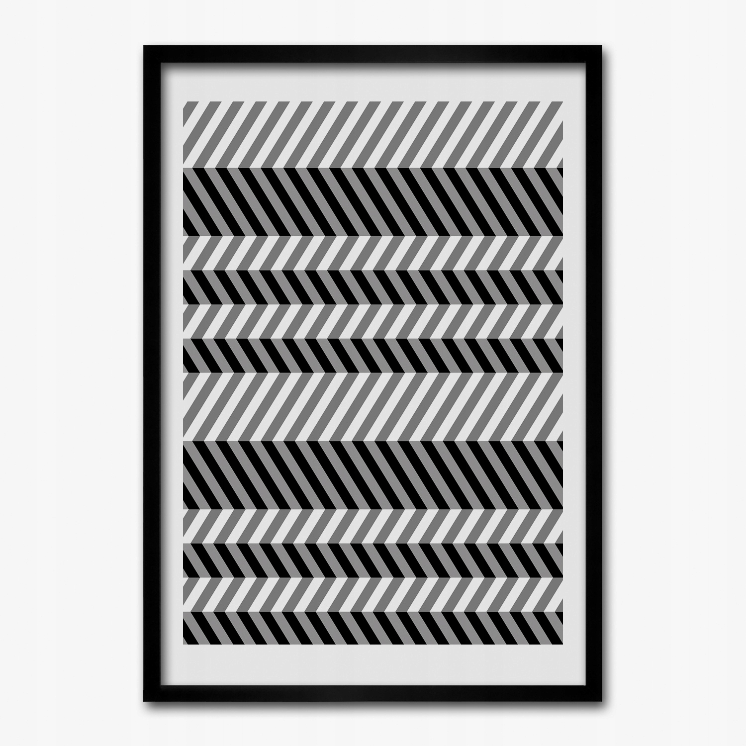Nástěnný obraz v rámu Mdf Abstraktní iluze 70x100