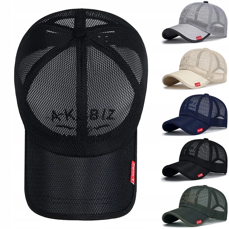 Men's Mesh Baseball Cap Breathable Summer Caps Dad Hat Outdoor Fishing  14556026704 