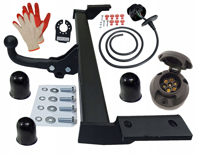 2000kg+80kg HAK HOLOWNICZY+WIĄZKA do TOYOTA RAV4 II 2 2000-2005 2WD+4WD 4x4