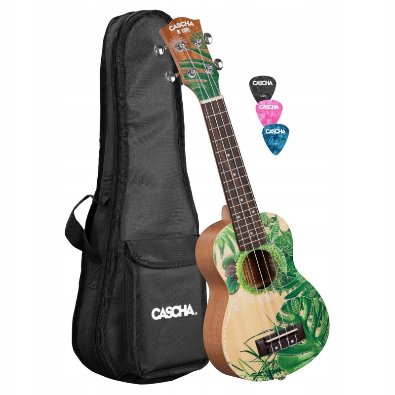 Ukulele Sopranowe Cascha HH2602 Art Series Leafy