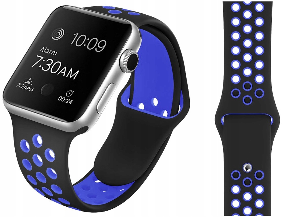 PASEK DO APPLE WATCH 1 2 3 4 5 6 7 8 9 SE 42MM 44MM 45MM 49MM Materiał guma