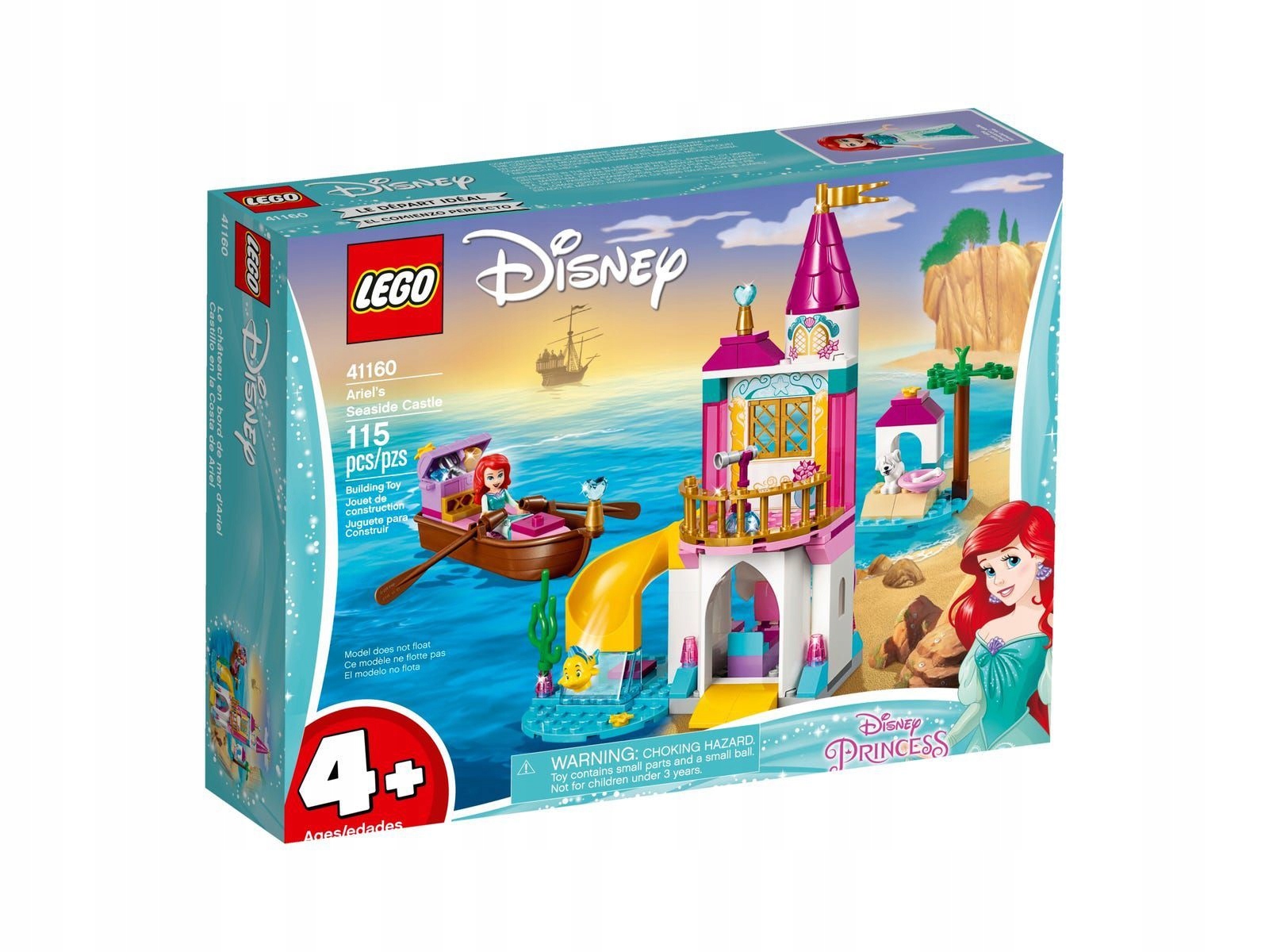 Lego Disney 41160 Nadmorski Zamek Arielki Nowy