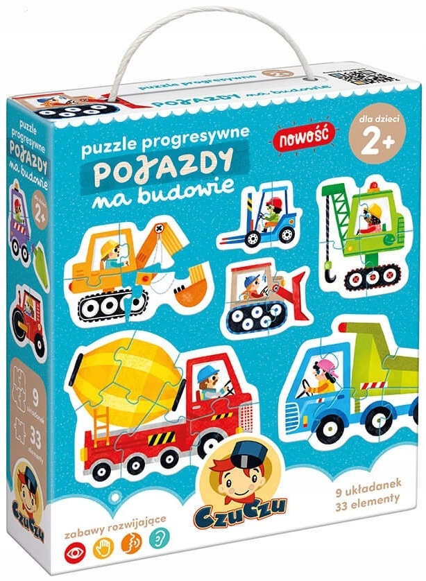 

Puzzle progresywne CzuCzu pojazdy na budowie 33