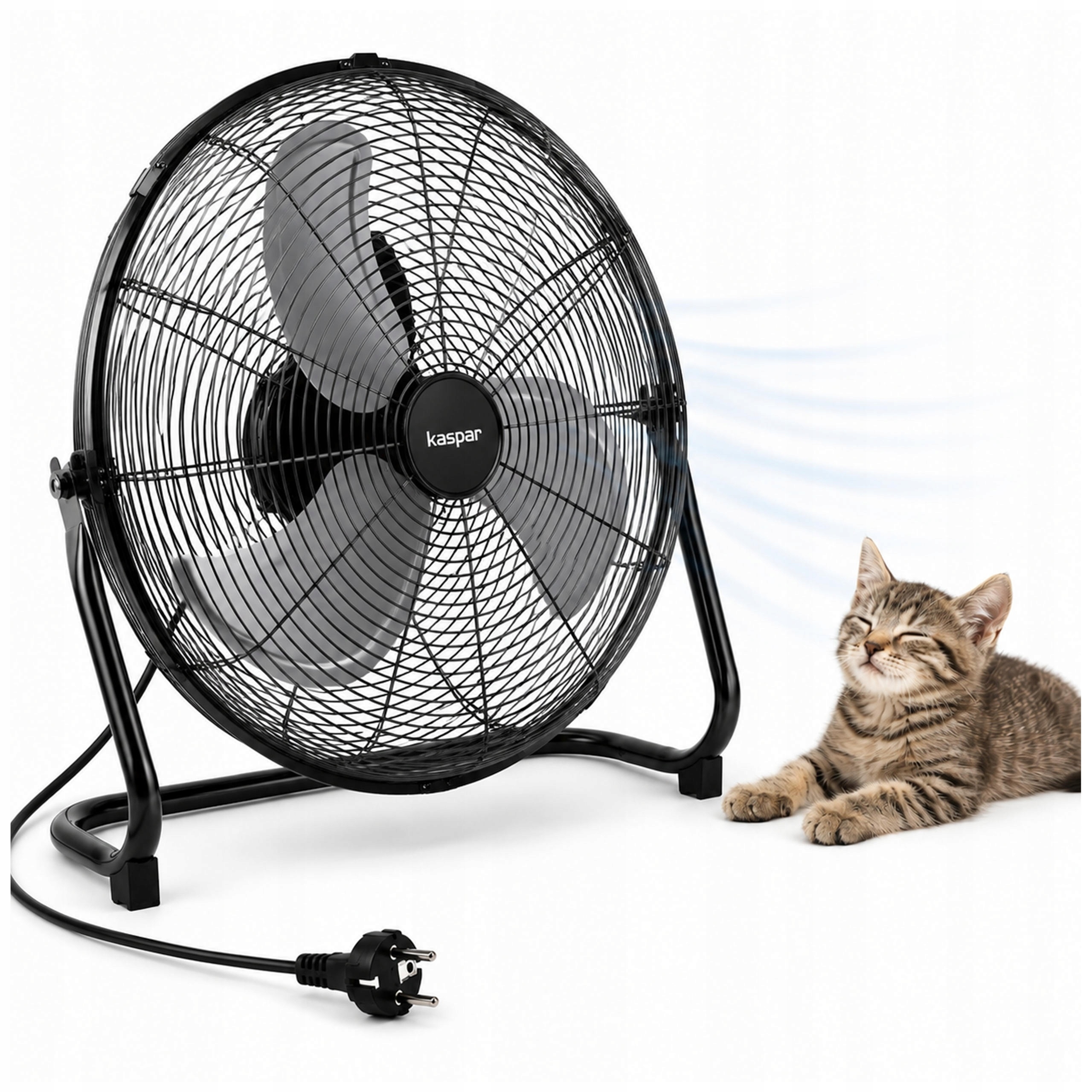 Stojanový Podlahový Ventilátor 100W Cirkulátor Větráček Regulace Výkonu Tichý