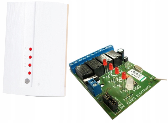 ELMES U4HS RADIOLINIA 4-KANAŁOWA 12V WYCIĄGARKA Typ alarmu przewodowy