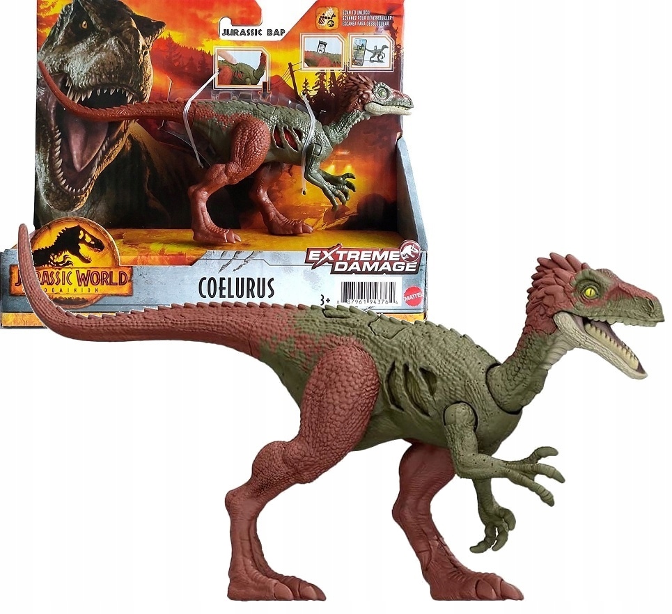 

Jurassic World Ruchomy Dinozaur Coelurus GWN16