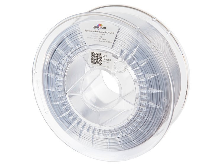 Spectrum Filaments SILK PLA Aluminium Silver 1kg 1,75 mm