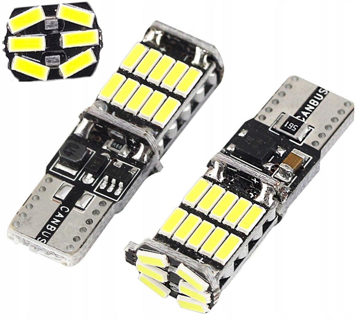 

W5W 26 led 4014 T10 canbus premium stabilizator