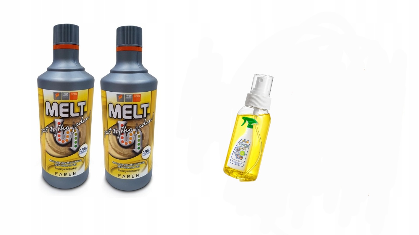 Melt do rur mocny najlepszy preparat 0,75L tester Citrus
