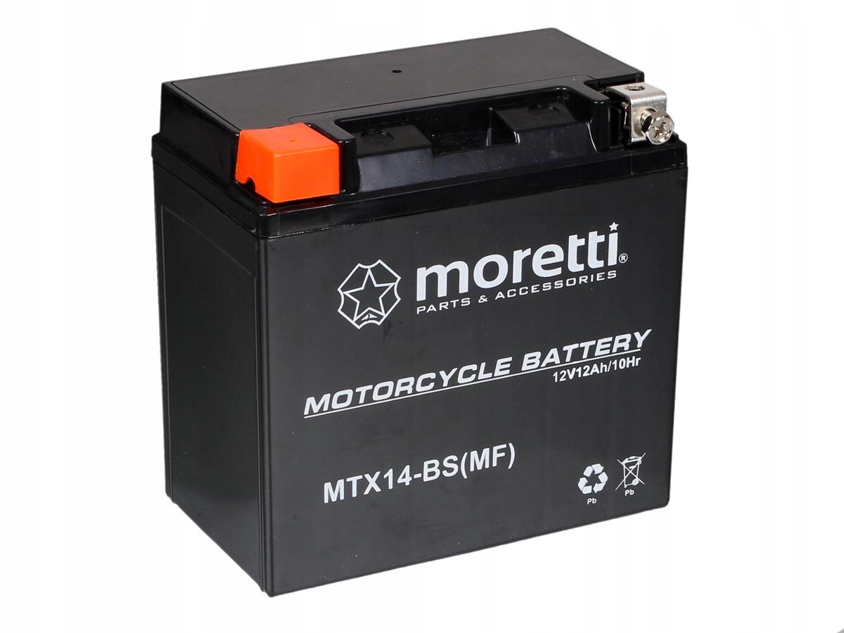 Акумулятор Moretti MTX14-BS 12V 12AH 200A AGM