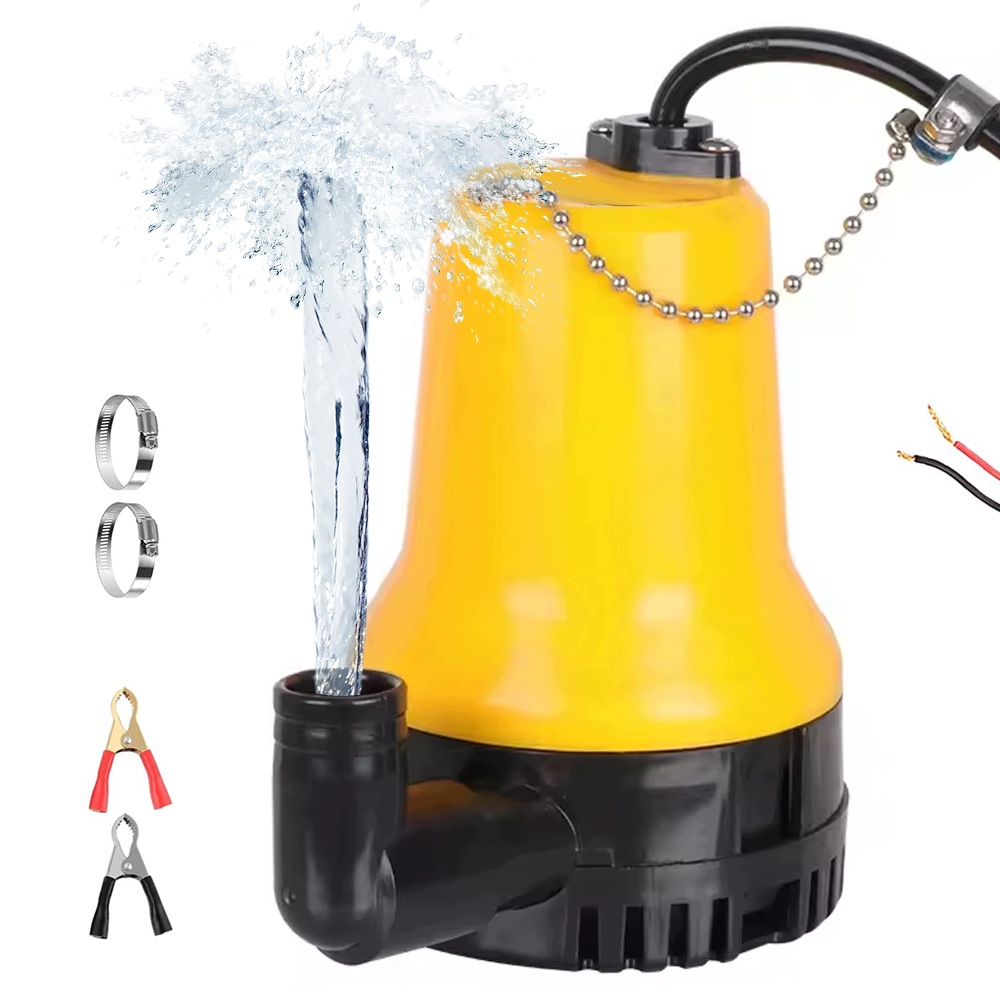 12V Ponorné Čerpadlo DC 4200 L/H/65 W Pro Špinavou Vodu A Jezírko, Vysoká Kvalita