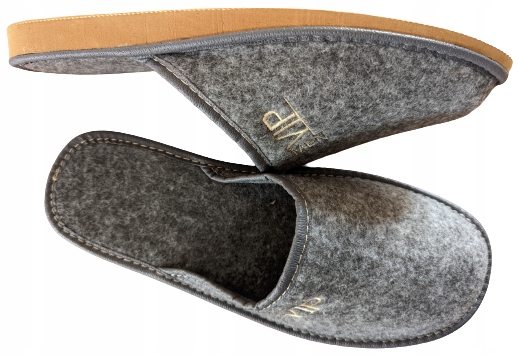 Kapcie Pantofle Klapki Męskie Filcowe Domowe 40 Marka inna