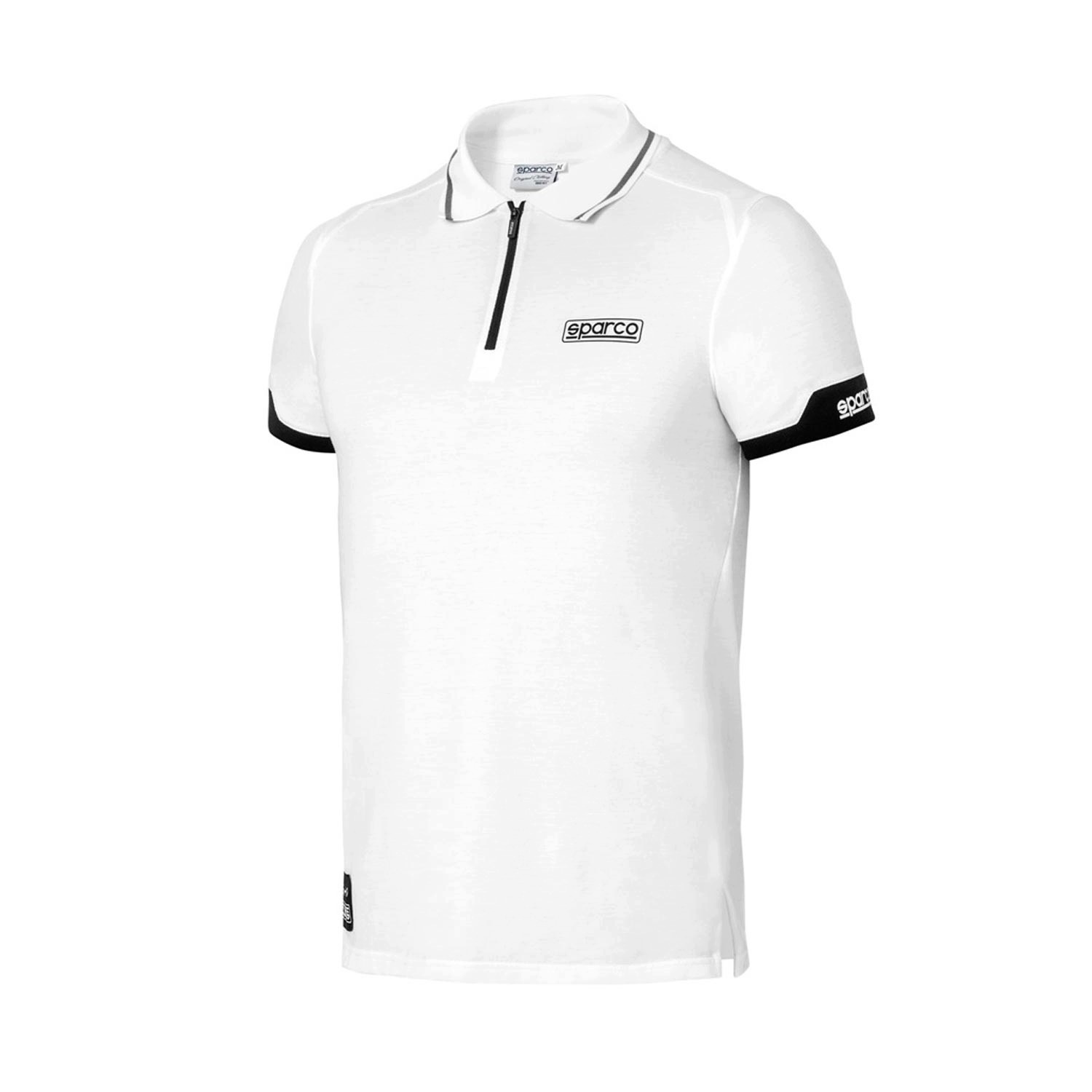 Polokošile Zip MY24 Sparco bílé