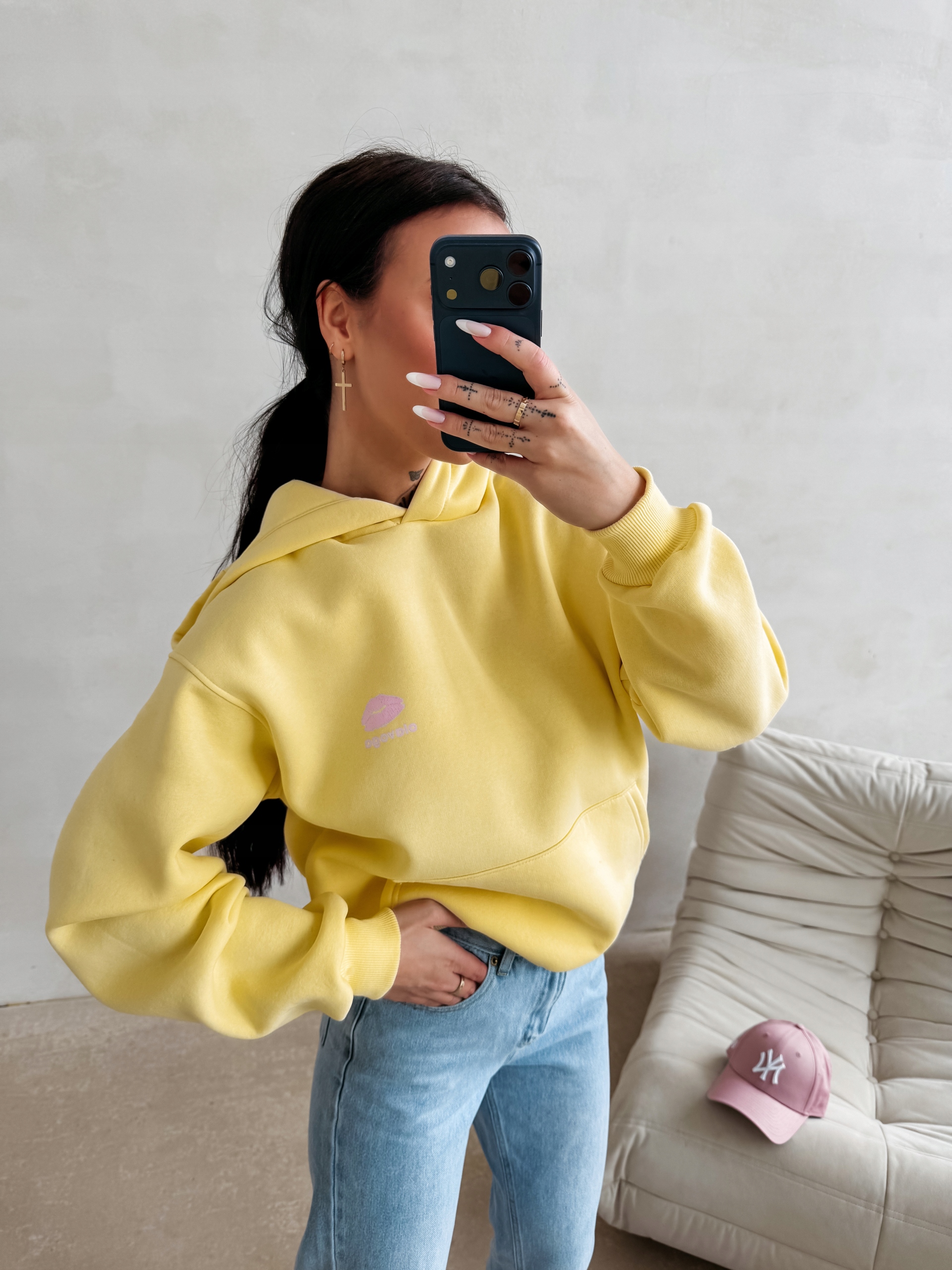 Mikina Lucky Mindset O La Voga Žlutá M