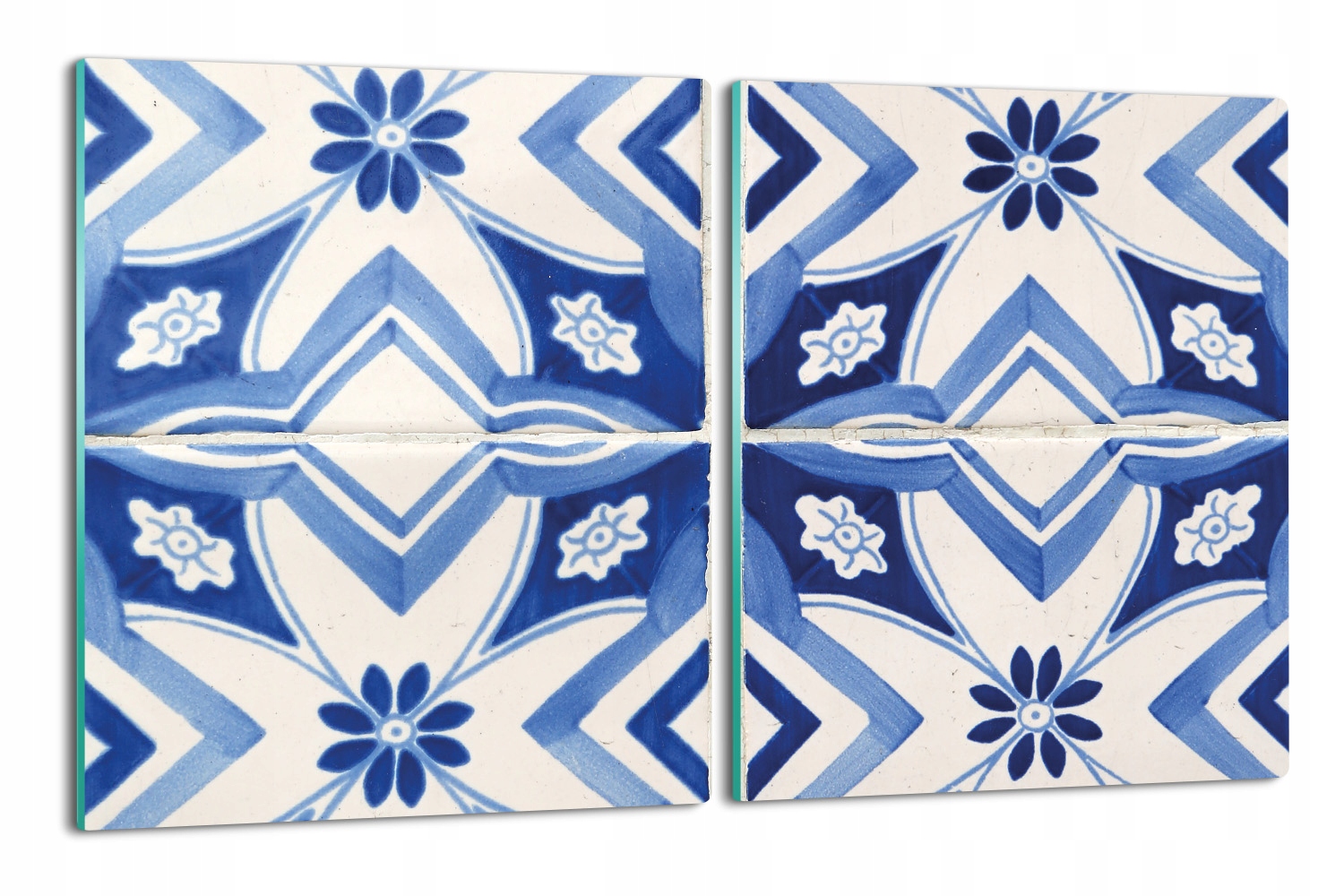 

szklana osłona kuchenna 2x 40x52 Mozaika ornament