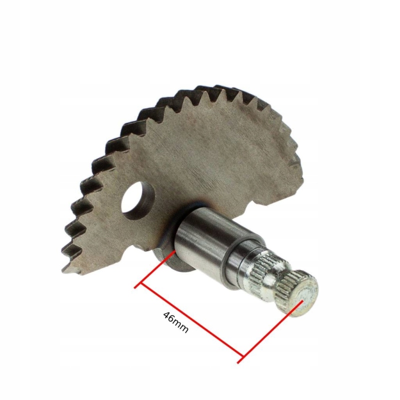 Wałek startera półksiężyc tulejka - 139QMB Skuter 4T - do 8 zębów HQ Producent inny