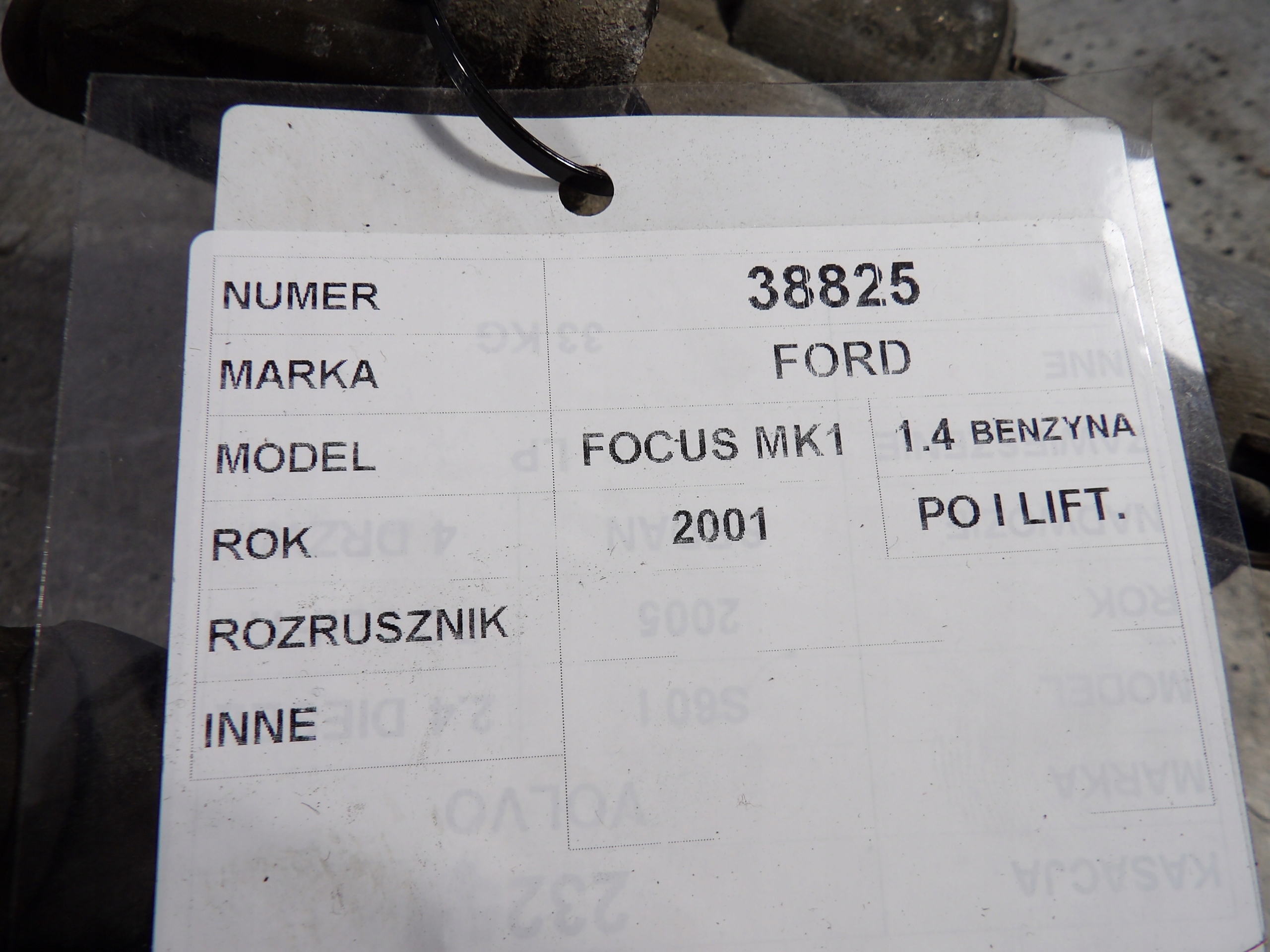 Ford Focus MK1 starter 1,4B YS4U-11000-AA 1226AC