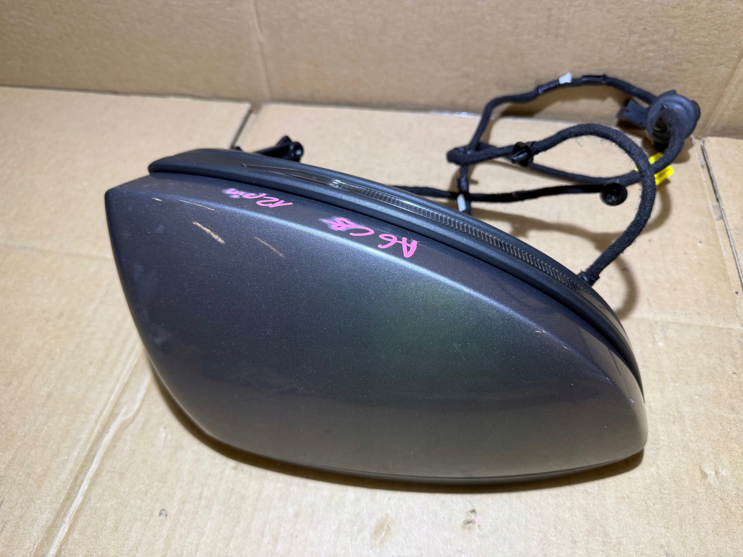 AUDI A6 C8 mirror exterior right EUROPA 12 PIN LZ7F