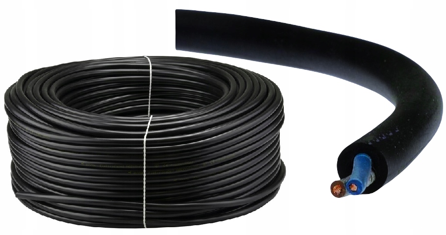 PRZEWÓD KABEL GUMOWY LINKA H05RR-F OW 2x2,5 WARSZTATOWY 1M