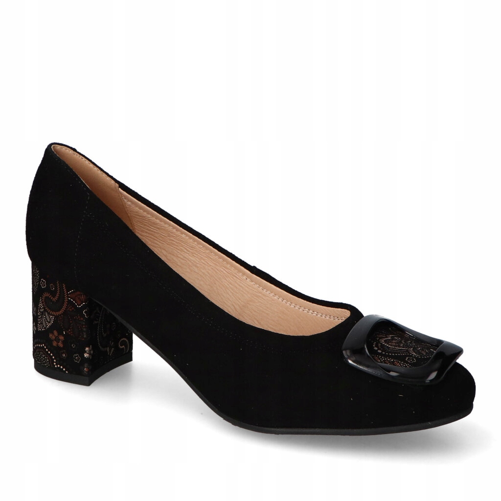 Boty Arka BI6821/0026+2866 Černý semiš 37