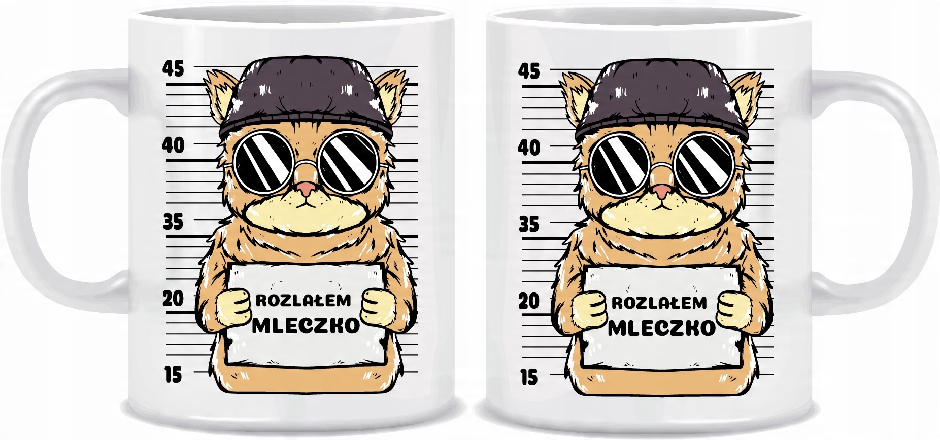 

Kubek Kot Kotek śmieszny napis Prezent