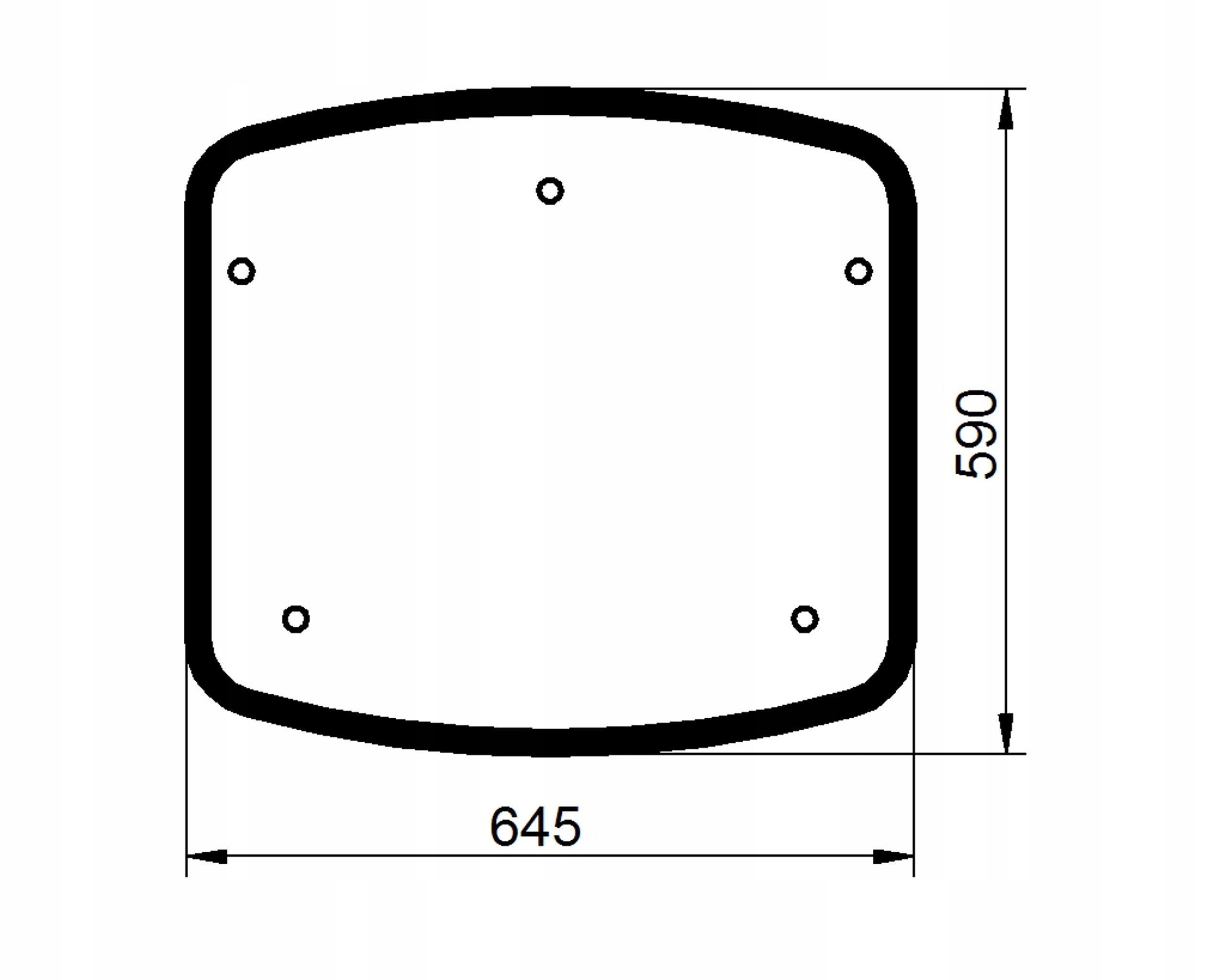 sklo Deutz Lamborghini Same kluzák 0011101002