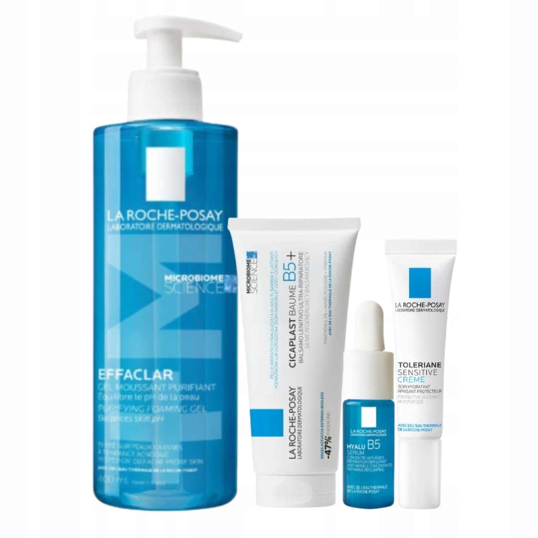 La Roche-Posay Effaclar Żel oczyszczajacy 400ml Cicaplast Baume B5+ 100ml