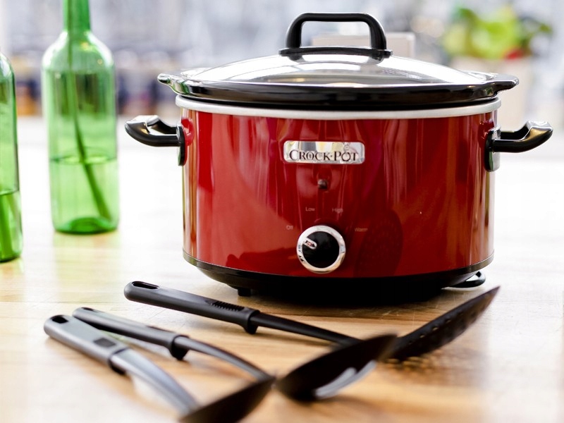 CROCK-POT Wolnowar 3,5L 2 Ustawienia Temperatury Czerwony — miniatura 14