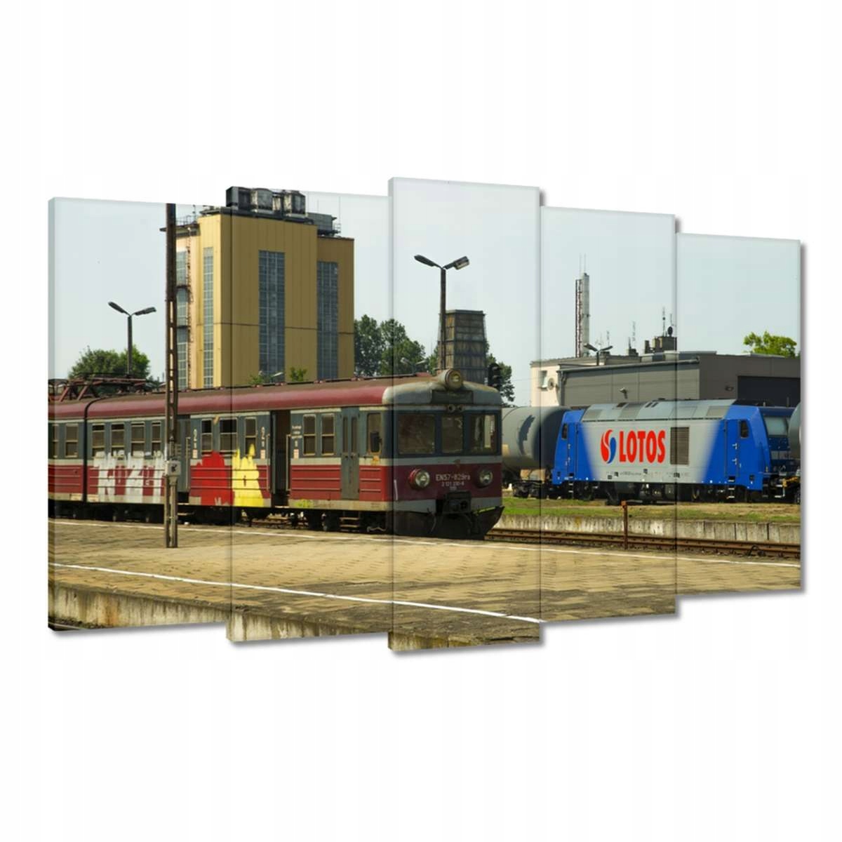 Obrazy 100x60 Elektrický vlak Pkp